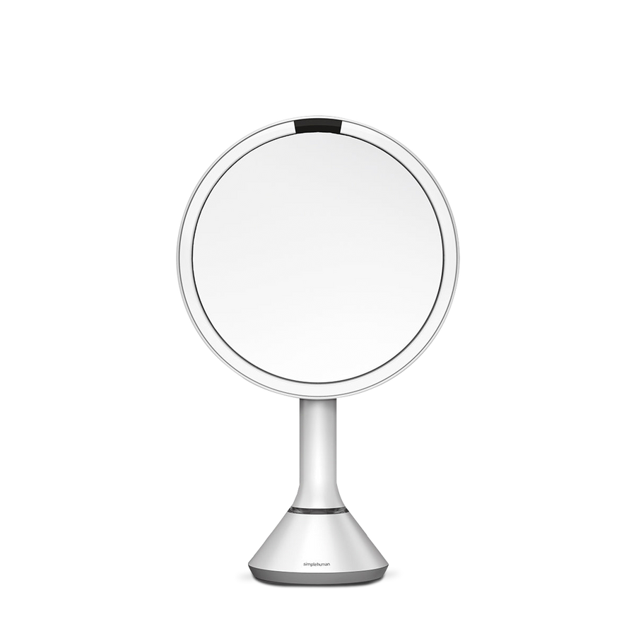 Simple Human Sensor Mirror Round White - John Bell & Croyden
