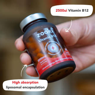 Liposomal Vitamin B12 2500ug Capsules - 30 Day Supply 60 Capsule