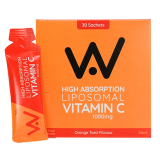 Vitamin C 1000mg Liposomal Liquid Orange Twist Flavour 30 Sachets