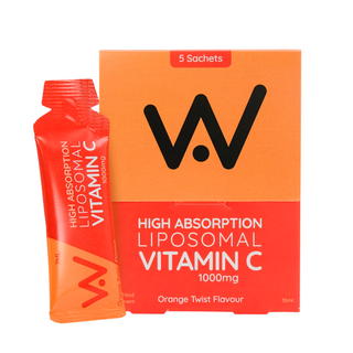 Vitamin C 1000mg Liposomal Liquid Orange Twist Flavour 5 Sachets