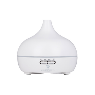Positive Energy Ultrasonic Diffuser Aura White with 15ml STILL Essential Oil