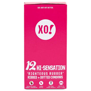 Righteous Rubber Condoms - Hi-Sensation 12 units