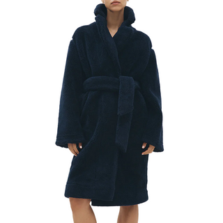 Merino Knit Fleece Bath Robe - Unisex - Arabian Nightsky - XL