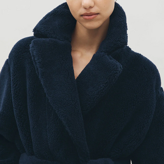 Merino Knit Fleece Bath Robe - Unisex - Arabian Nightsky - L