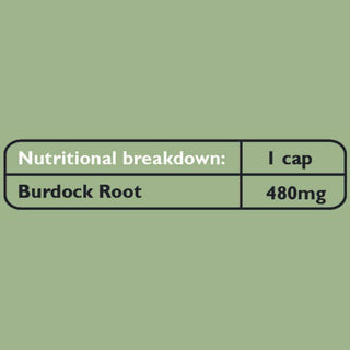 Burdock Root 60 capsules