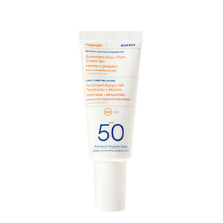 Yoghurt Unscented Face + Eyes Gel-Cream Spf50 50ml