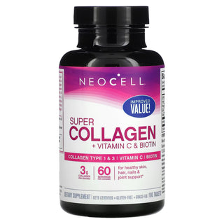 Super Collagen + Vitamin C & Biotin 180 Tablets