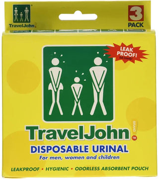 Disposable Travel John 3 Pack