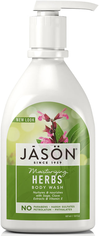 JASON Moisturising Herbs Body Wash Pump 900ml