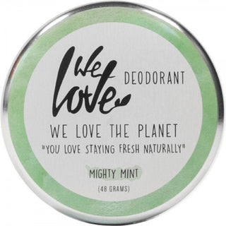 WE LOVE THE PLANET Natural Deodorant Cream-Mighty Mint 48g