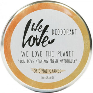 WE LOVE THE PLANET Natural Deodorant Cream-Original Orange 48g