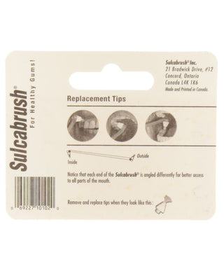 Sulcabrush Replacement Tips