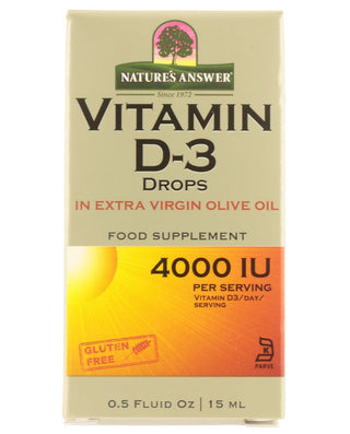 NATURE'S ANSWER Liquid Vitamin D3 Drops 15ml