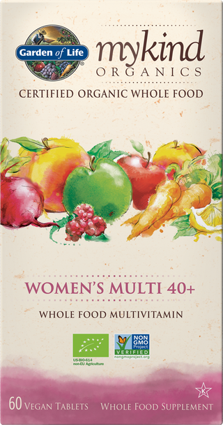 GARDEN OF LIFE Mykind Organics Women's 40+ Multi 60 capsules