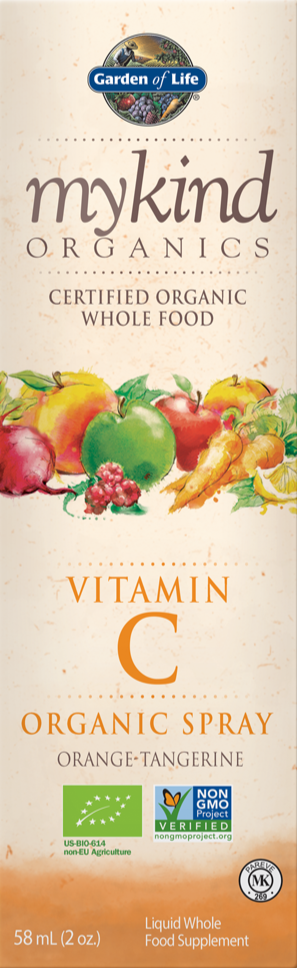 GARDEN OF LIFE Mykind Organics Vitamin C Spray (Orange/Tangerine) 58ml