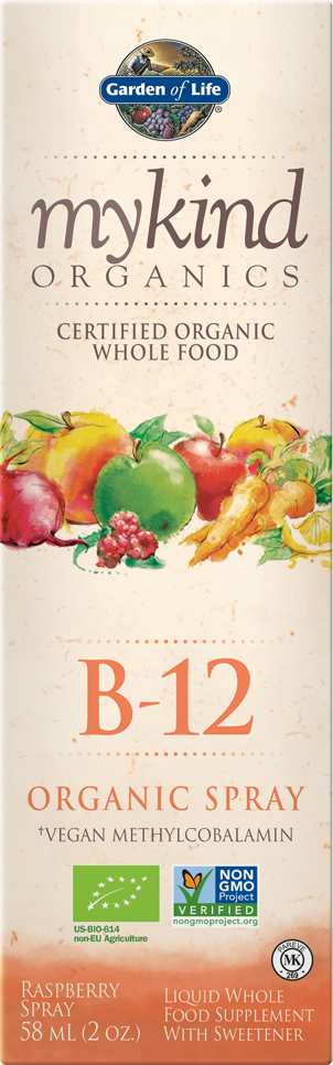 GARDEN OF LIFE Mykind Organics Organic B12 Spray (Raspberry) 58ml
