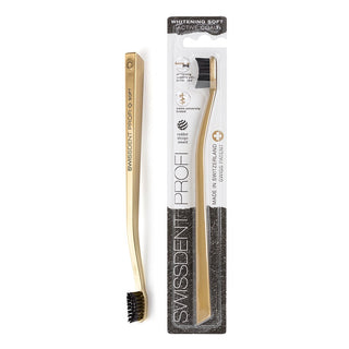 Toothbrush Whitening Gold Active Coal Bristles