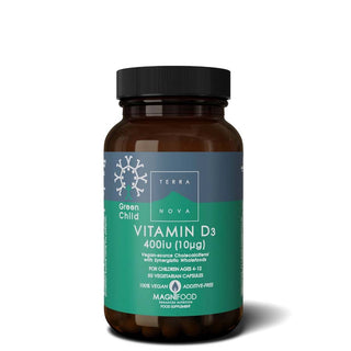 Green Child Vitamin D3 400IU 50 capsules