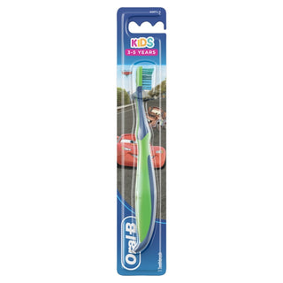 Kids Manual Toothbrush Featuring Princess or Cars Characters