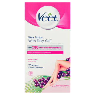 Wax Strips Normal Skin with Easy-Gel 20 strips