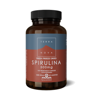 TERRANOVA Spirulina 500mg Organic 100 capsules