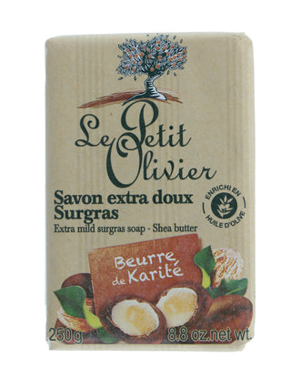 LE PETIT OLIVIER Extra Mild Surgras Soap Shea Butter 250g