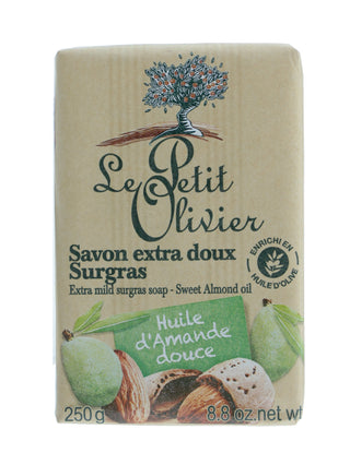 LE PETIT OLIVIER Extra Mild Surgras Soap Sweet Almond Oil 250g