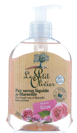LE PETIT OLIVIER Pure Liquid Soap Of Marseille - Rose 300ml