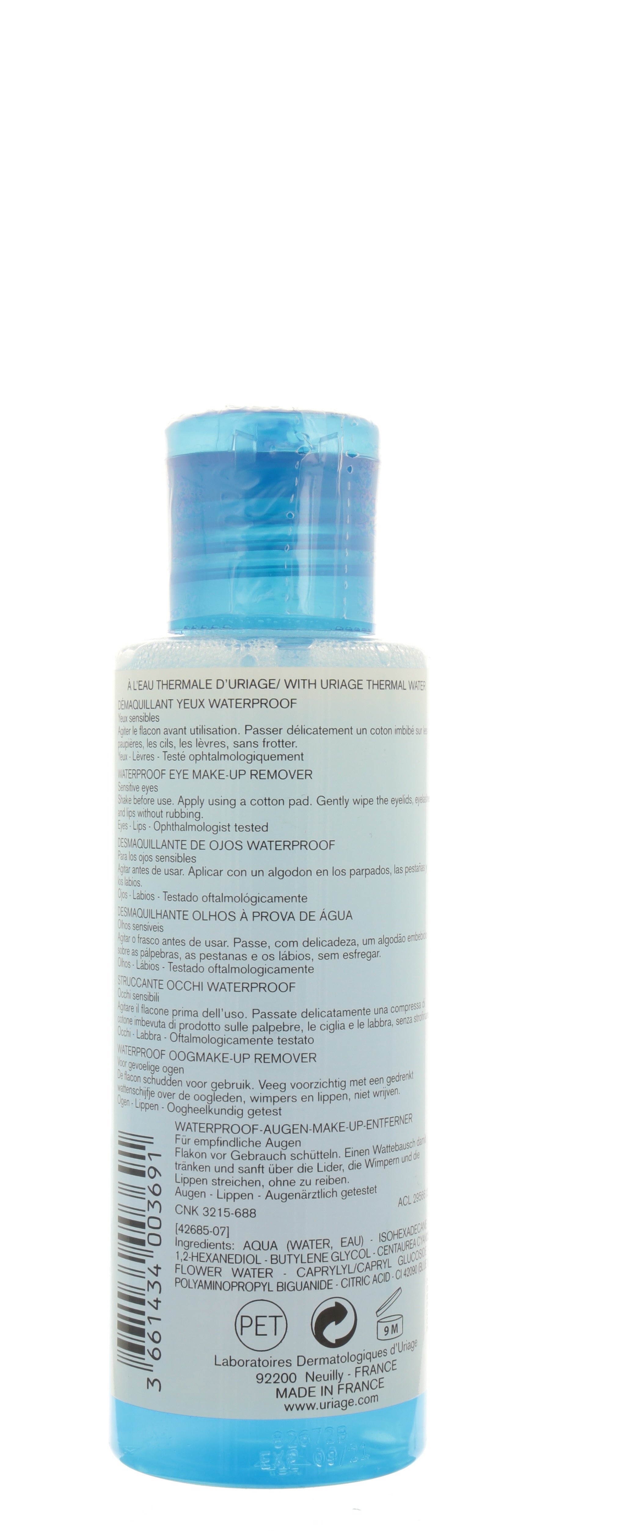 Uriage Démaquillant Yeux Waterproof Flacon 100ml