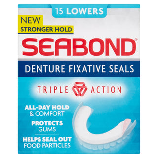 SEABOND Denture Fixative Seals Lowers 15 units