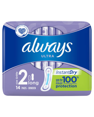 ALWAYS Ultra Long (Size 2) Sanitary Towels 14 Pads