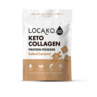 Keto Collagen Salted Caramel Protein Powder 300g