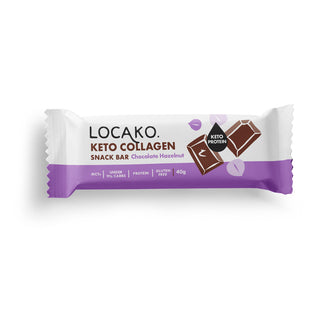 Keto Collagen Chocolate Hazelnut Snack Bar 40g