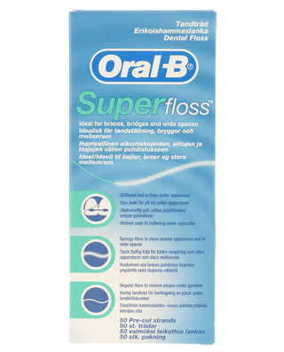 ORAL-B Super Dental Floss Strands Mint 50m