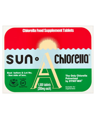 SUN CHLORELLA A Sun Chlorella ‘A’ 1500 tablets