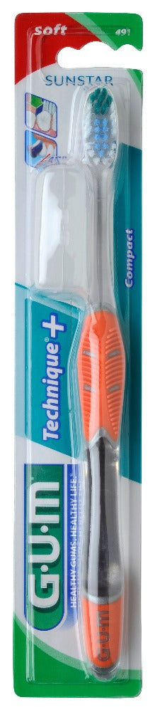 Technique+ Compact Soft Toothbrush