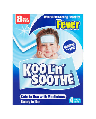 KOOL'N'SOOTHE Soft Gel Sheets for Children (Years 1+) 4 sheets