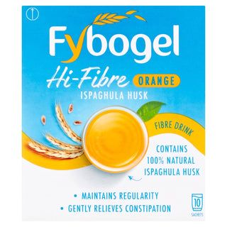 Hi-Fibre Orange Ispaghula Husk Fibre Drink 10 sachets