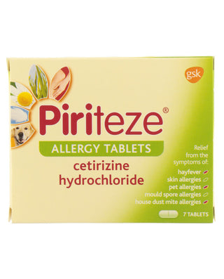 PIRITEZE Allergy Tablets 7 tablets