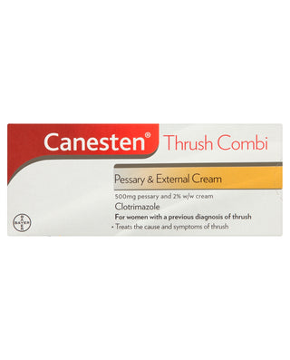 Thrush Combi Pessary & External Cream