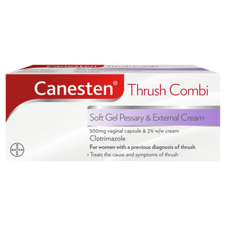 Thrush Combi Soft Gel Pessary & External Cream