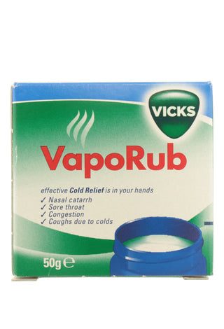 VICKS VapoRub Cold Remedy For Cough And Blocked Nose Jar 50g
