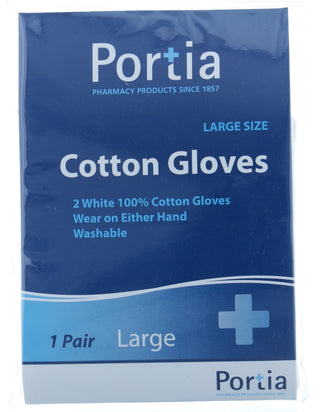 PORTIA Cotton Gloves large