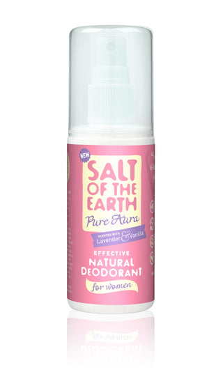 SALT OF THE EARTH Pure Aura Lavender & Vanilla Deodorant Spray 100ml