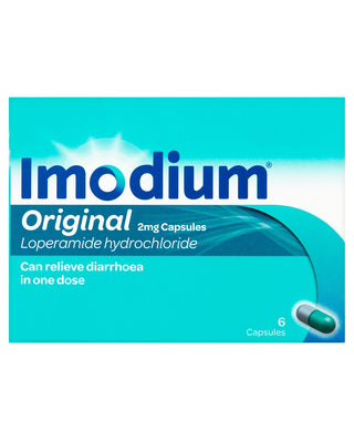 IMODIUM Original Capsules for relief from diarrhoea 6 capsules