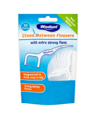 WISDOM Clean Between Flossers 30 units