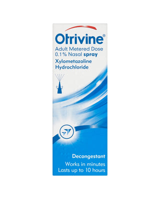 OTRIVINE Adult Metered Dose 0.1% Nasal Spray 10ml