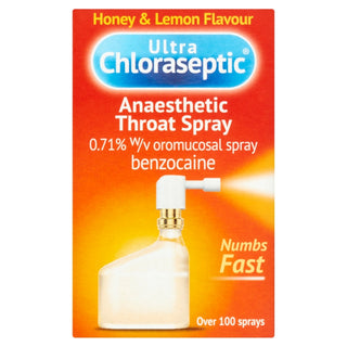 Anaesthetic Throat Spray Honey & Lemon Flavour 15ml