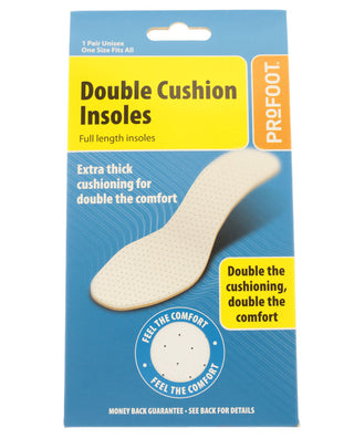 PROFOOT Double Cushion Insoles Unisex 1 pair