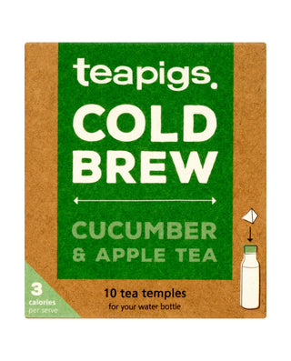 TEAPIGS Cold Brew Cucumber & Apple Tea Temples 10 sachets